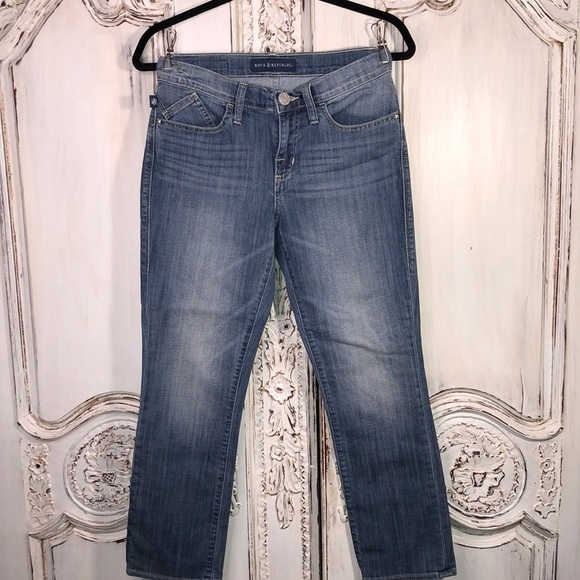 Rock & Republic Kendall Jeans Light Medium Wash Size 6 - Picture 1 of 8